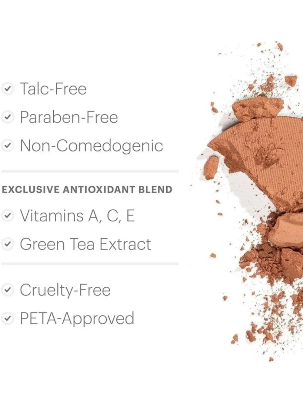 Pressed Base Powder Foundation - Honey Light, Flawless Finish, Lightweight, 0.92